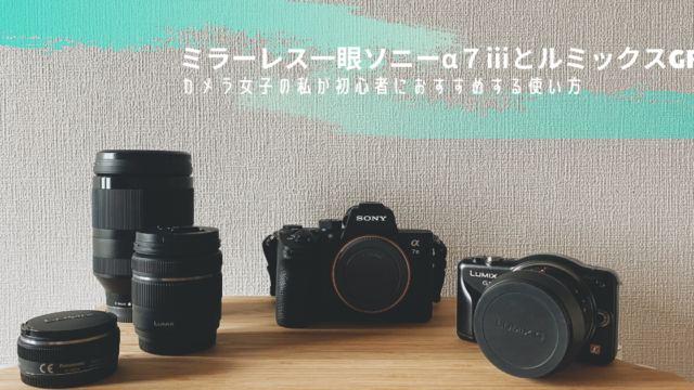 ミラーレス一眼ソニーa7 とルミックスgf カメラ女子の私が初心者におすすめする使い方 フリーランス主婦のライフスタイルと手帳生活